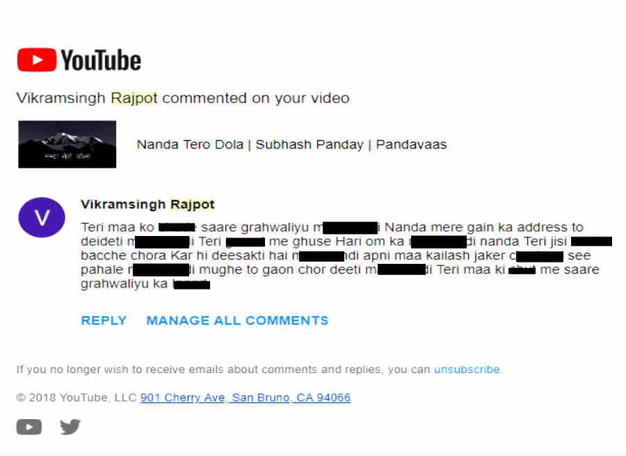 Pandavas Video targeted by Random guy Insulting nanda devi