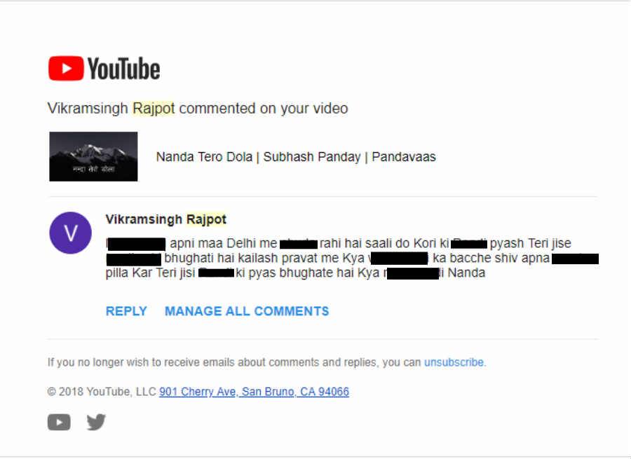 Pandavas Video targeted by Random guy Insulting nanda devi