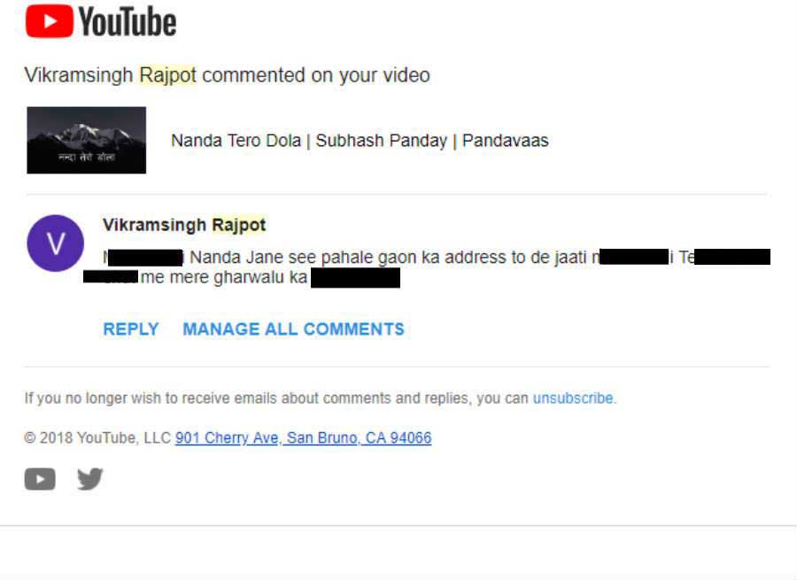 Pandavas Video targeted by Random guy Insulting nanda devi