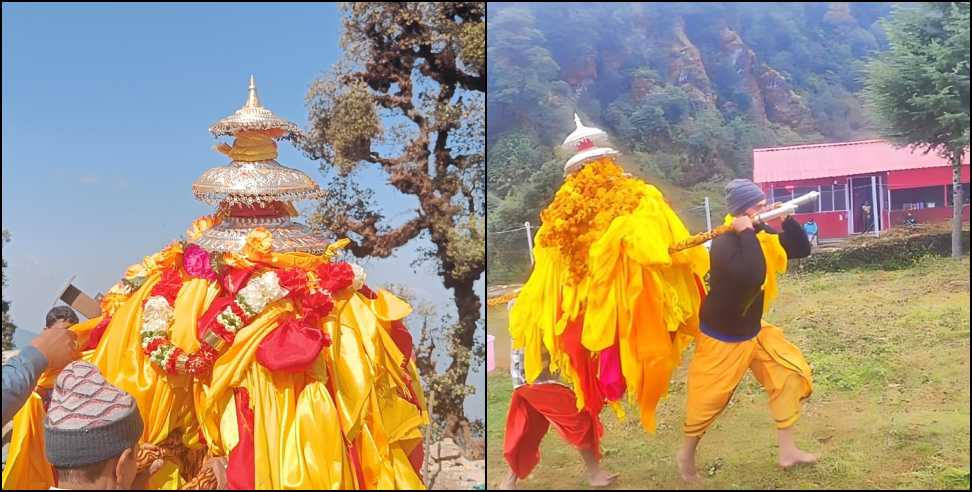 Baba Tungnath Dev Doli: Baba Tungnath Dev Doli makes way through Forest Dept Tents