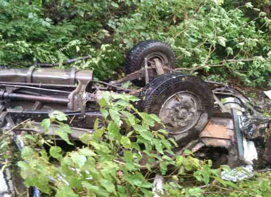 BUS ACCIDENT AT PAURI GARHWAL RITHAKHAL 