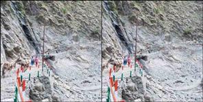 image: Gaurikund-Kedarnath walkway broken
